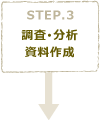 STEP3　調査･分析、資料作成